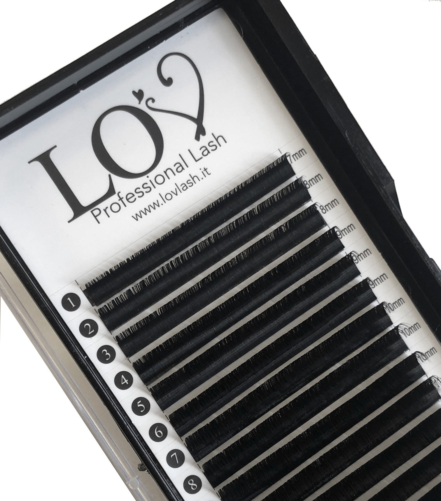 Box ciglia 0.20 FLAT mix