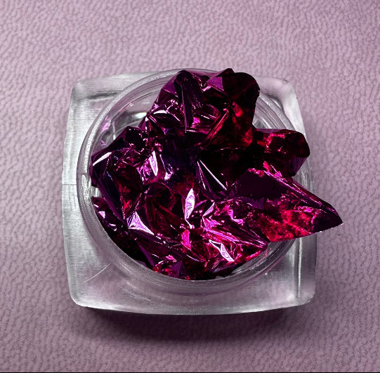 Metallic Leaf Pink