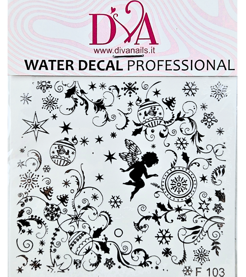 Water Decal Natalizio F103 nero