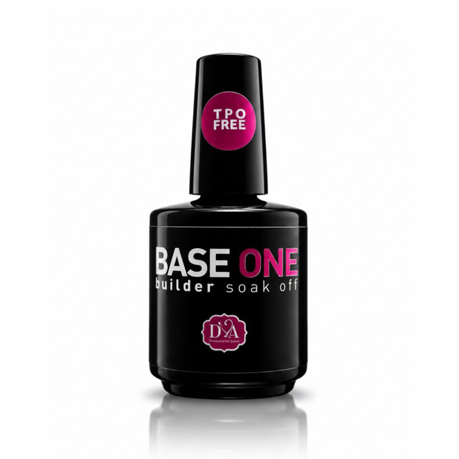 bottiglietta nera packaging diva nails base one builder soak off per semipermanenti rinforzati