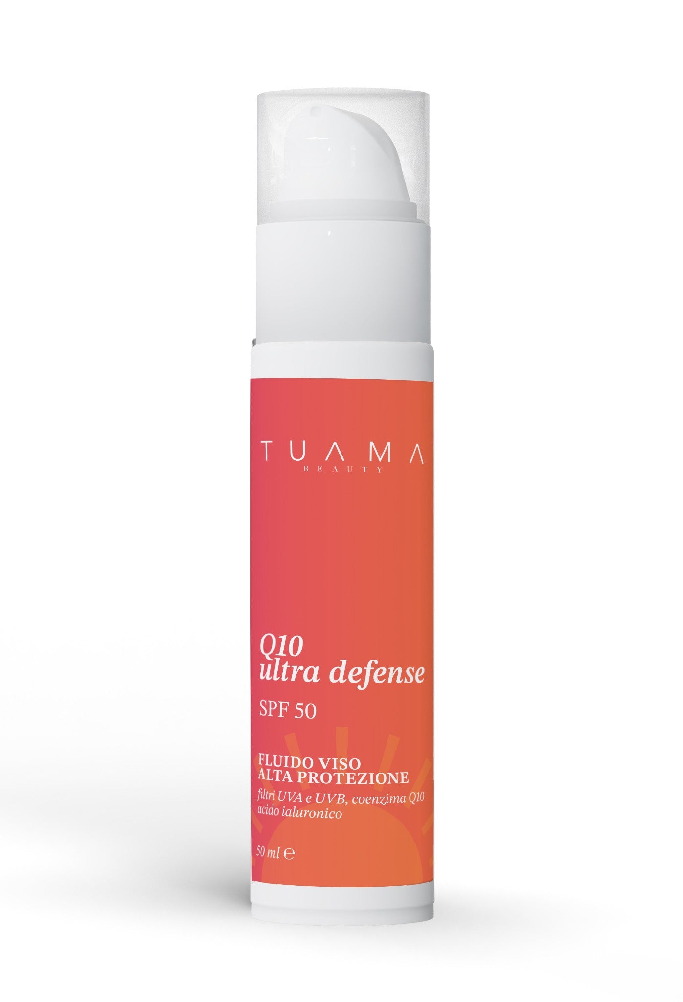 Q10 ULTRA DEFENSE SPF 50 - Fluido viso, acido ialuronico. Formato 50 ml