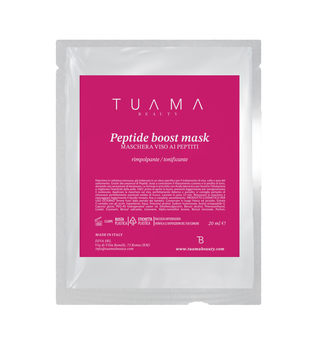 maschera-viso-peptiti-rimpolpante-tonificante-bustina-monouso-packaging