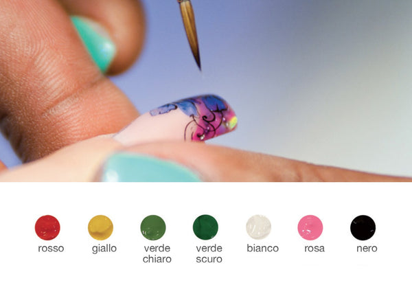 Kit 1 colori acrilici ad acqua