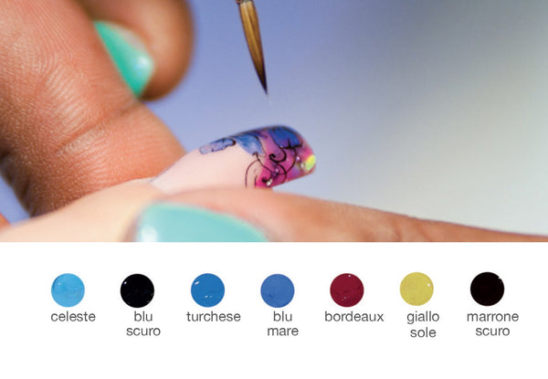Kit n.3 colori acrilici ad acqua per micropittura
