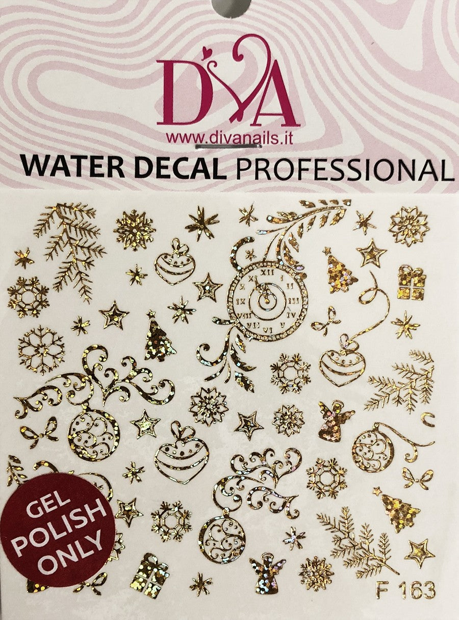Water Decal Diva F163HOLO