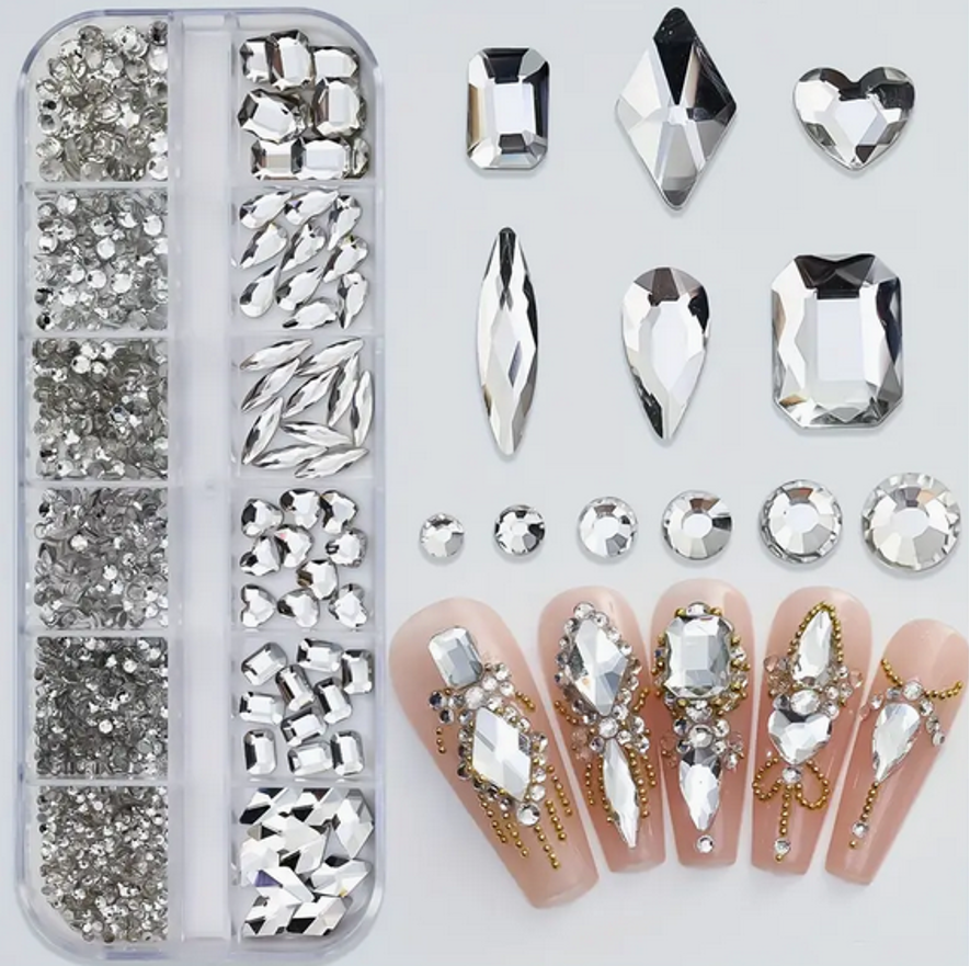 Box Strass Crystall assortiti