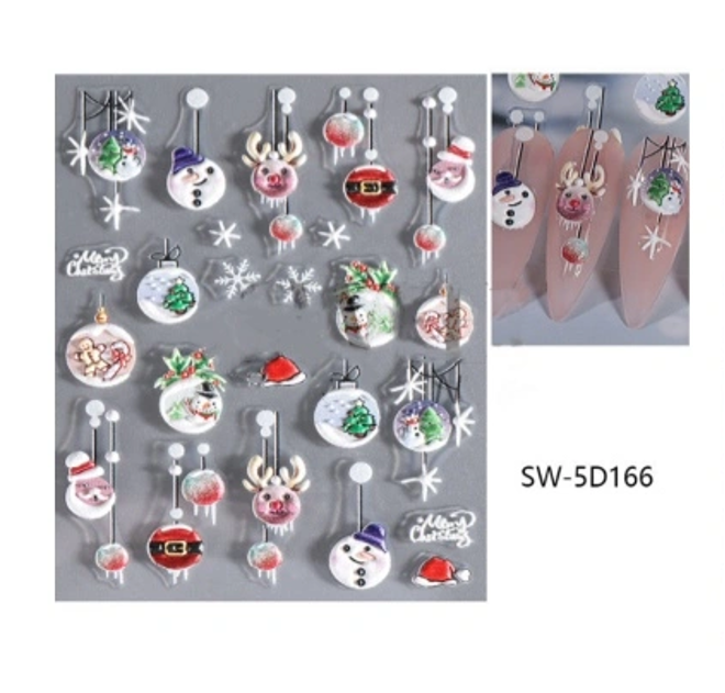 Stickers decorazioni natalizie SW-5D166