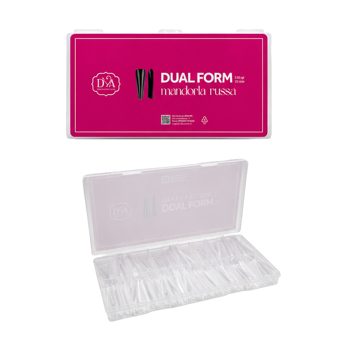 Dual form mandorla russa Diva Nails zero millimetri ricostruzione unghie