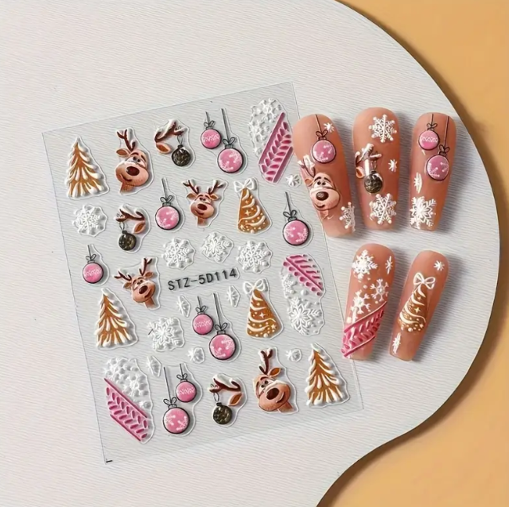 Stickers decorazioni natalizie STZ-5D114