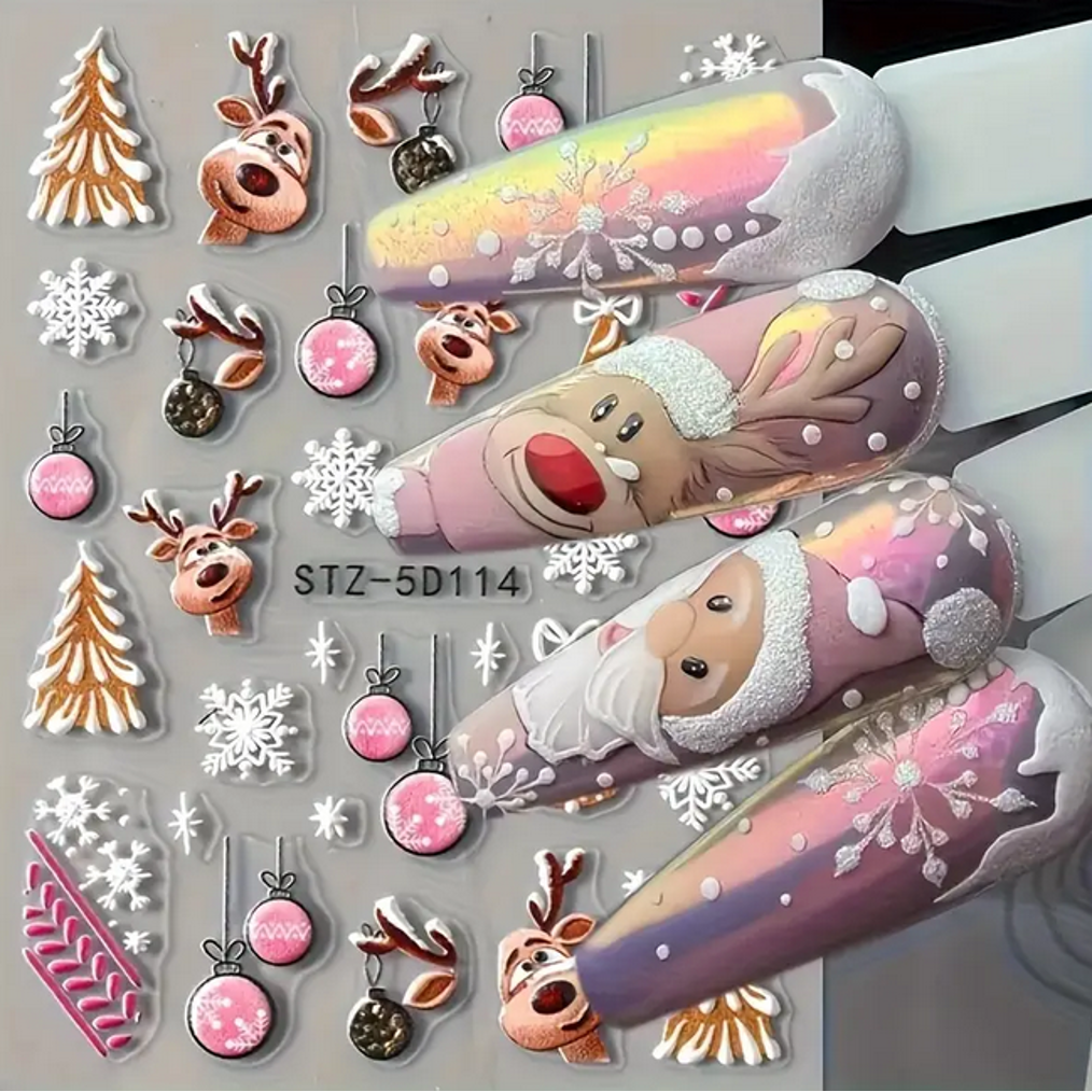 Stickers decorazioni natalizie STZ-5D114