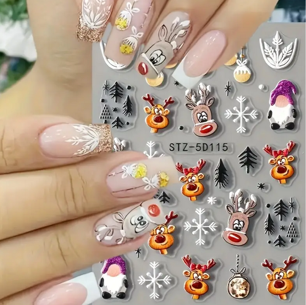 Stickers decorazioni natalizie STZ-5D115