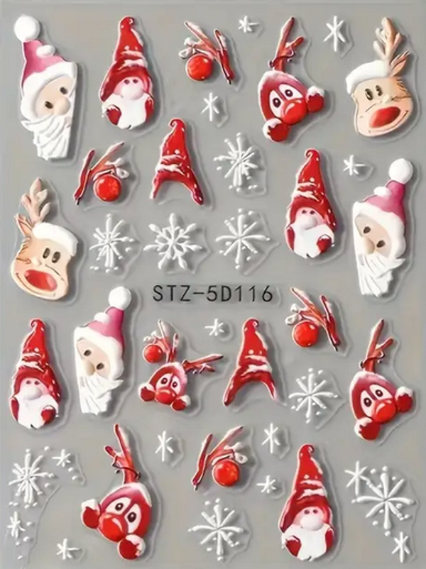 Stickers decorazioni natalizie STZ-5D116