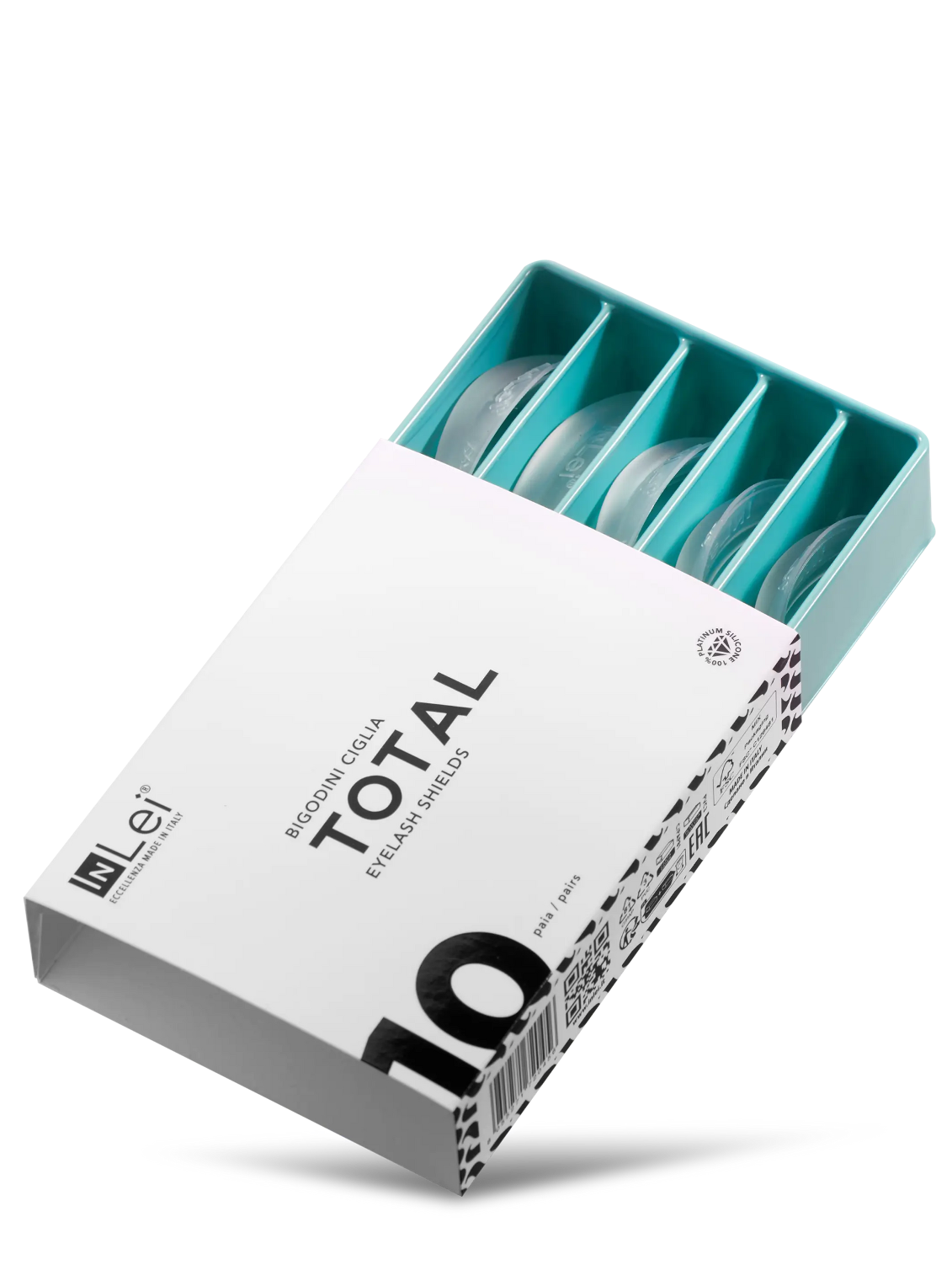 TOTAL bigodini in silicone per ciglia mix 10 misure